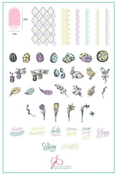 Bunny Kisses (CjSH-29)  - Clear Jelly Stamping Plate
